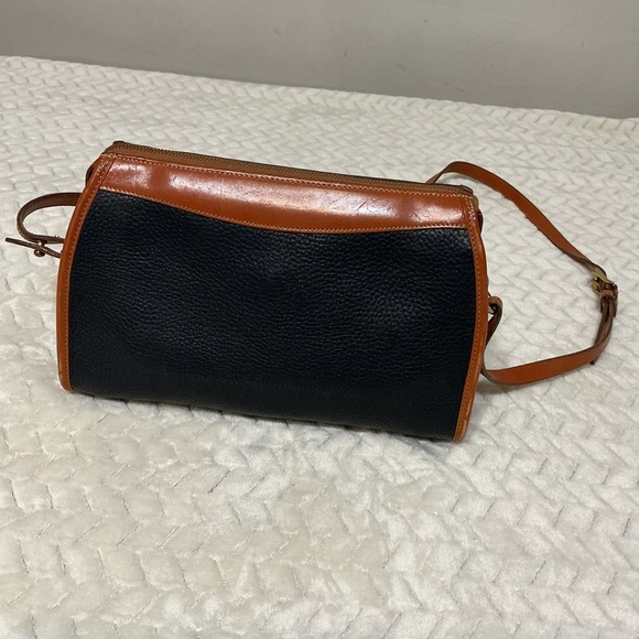 Dooney & Bourke Black and Tan Crossbody Bag - Picture 2 of 15